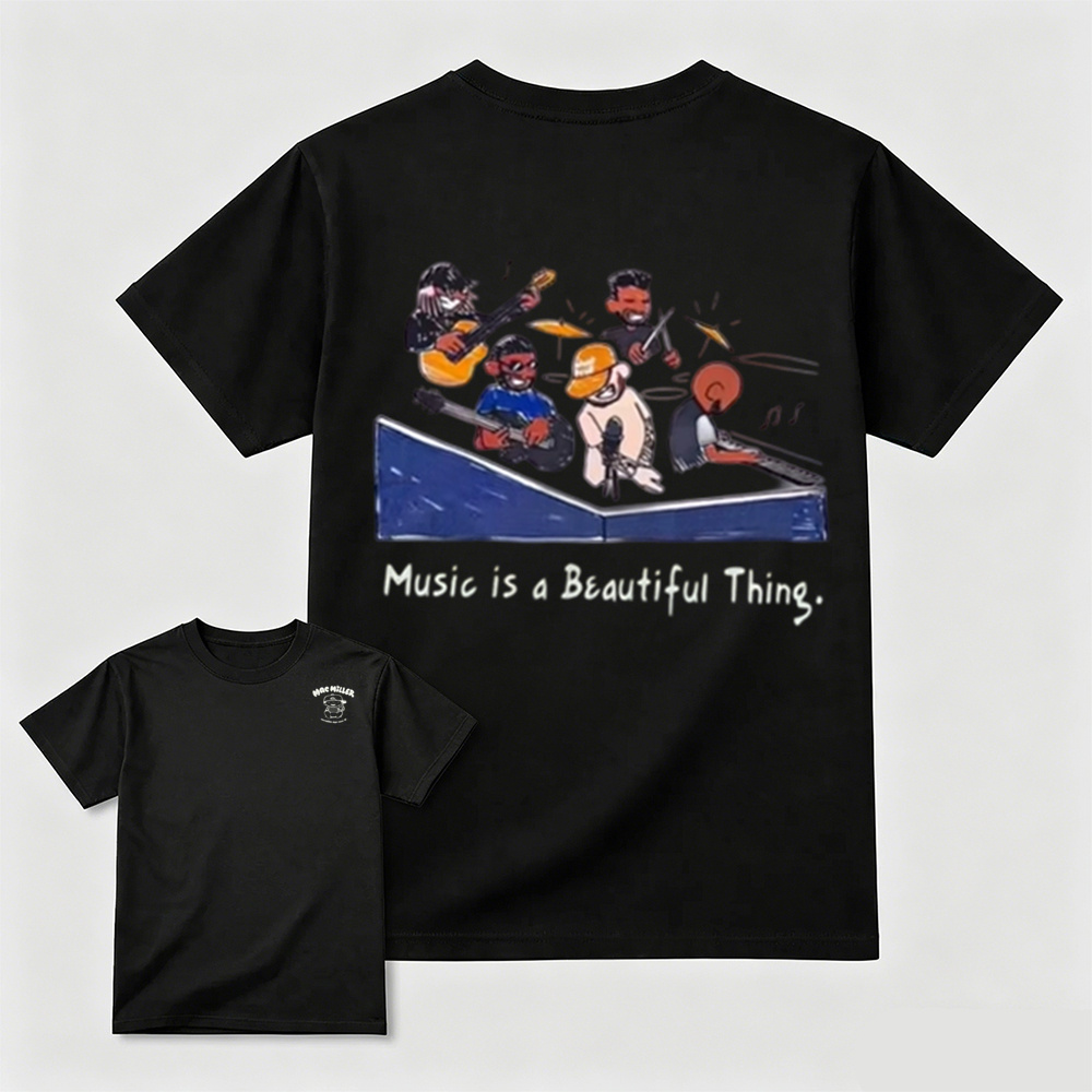 Music Is A Beautiful Thing Graphic T-Shirt – Vintage Music Lover Tee