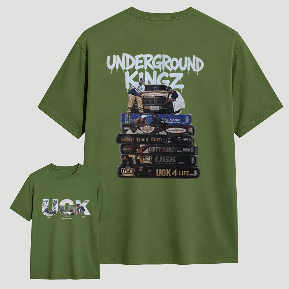 Underground Kingz Graphic T-Shirt – Urban Hip Hop Streetwear Vintage Tee