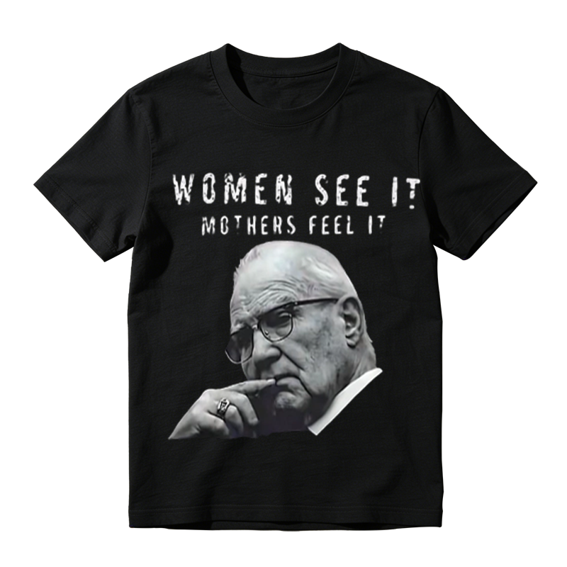 Women See It Mothers Feel It Political Portrait Graphic T‑Shirt