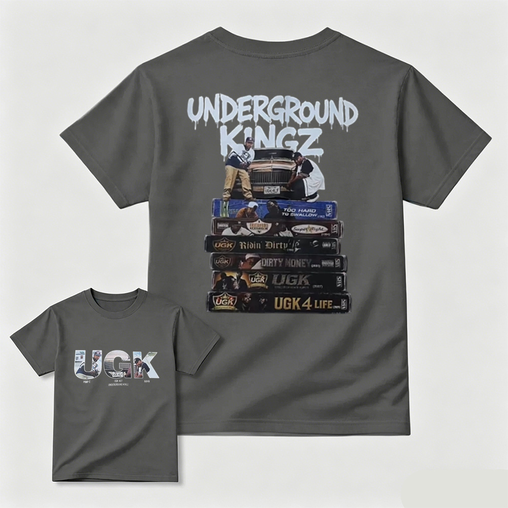 Underground Kingz Graphic T-Shirt – Urban Hip Hop Streetwear Vintage Tee