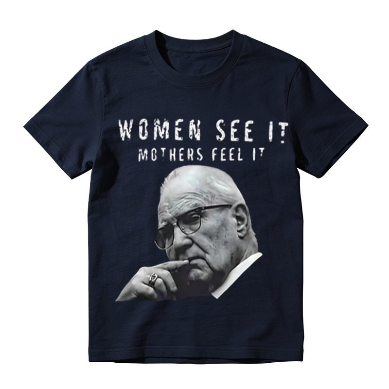 Women See It Mothers Feel It Political Portrait Graphic T‑Shirt