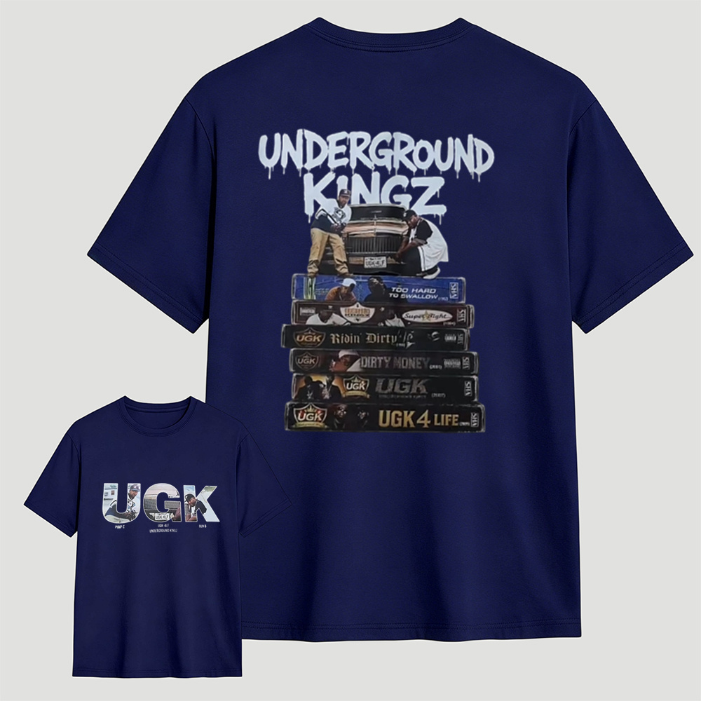 Underground Kingz Graphic T-Shirt – Urban Hip Hop Streetwear Vintage Tee
