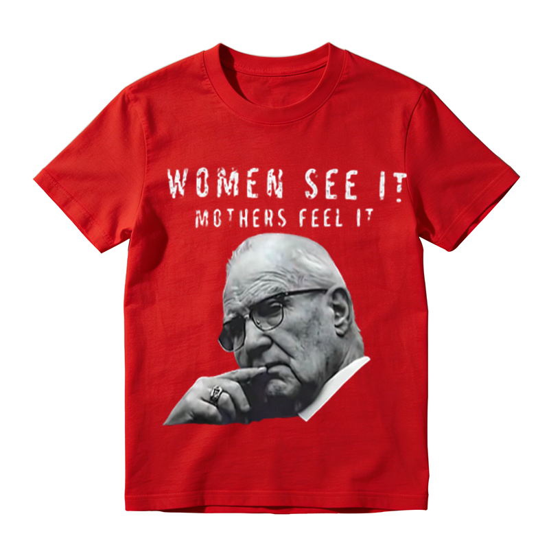 Women See It Mothers Feel It Political Portrait Graphic T‑Shirt