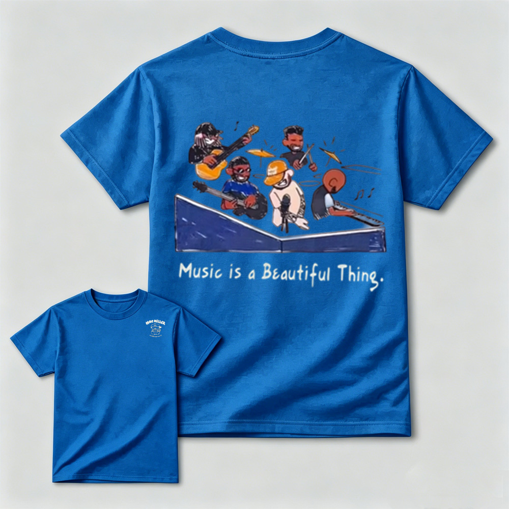 Music Is A Beautiful Thing Graphic T-Shirt – Vintage Music Lover Tee