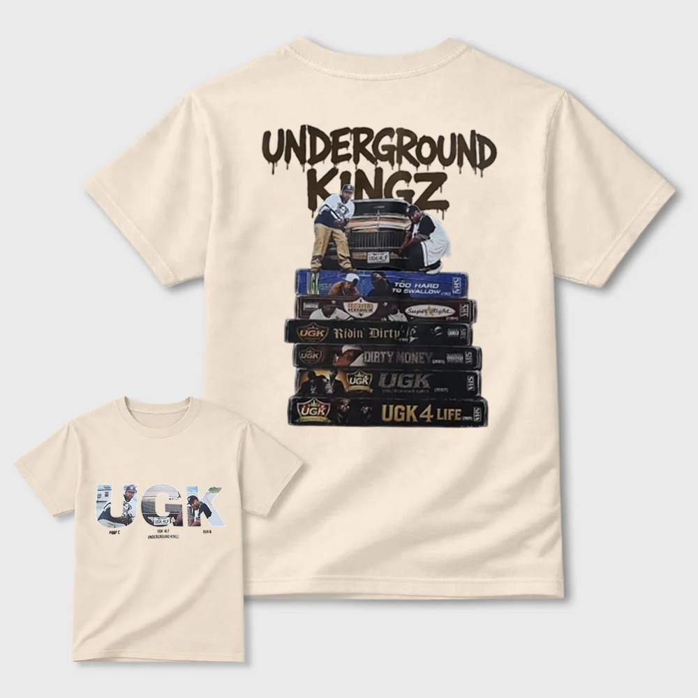Underground Kingz Graphic T-Shirt – Urban Hip Hop Streetwear Vintage Tee