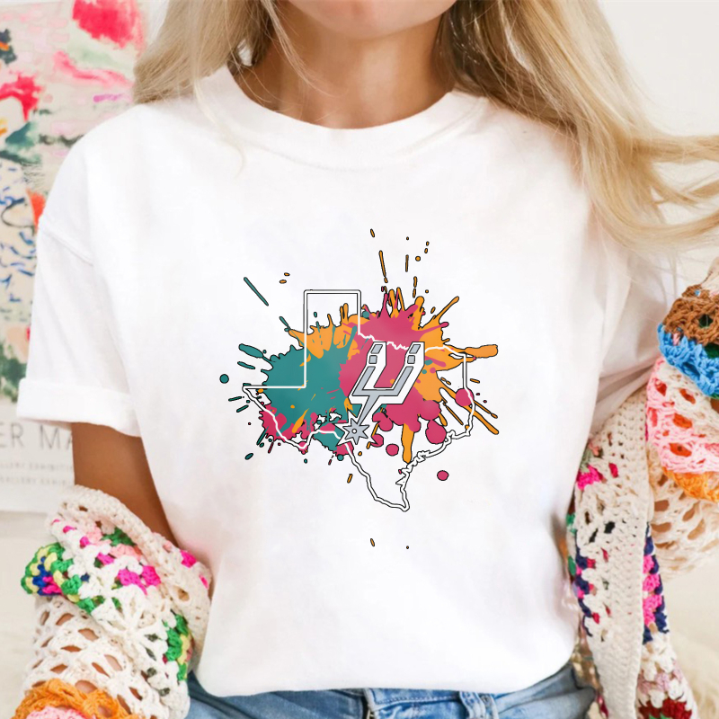 Colorful Splash With Lightning Bolt And Star Unisex Classic T-shirt
