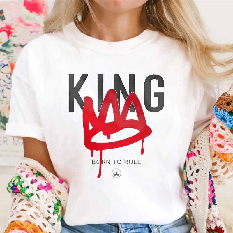 King Crown Born To Rule Unisex Classic T-shirt