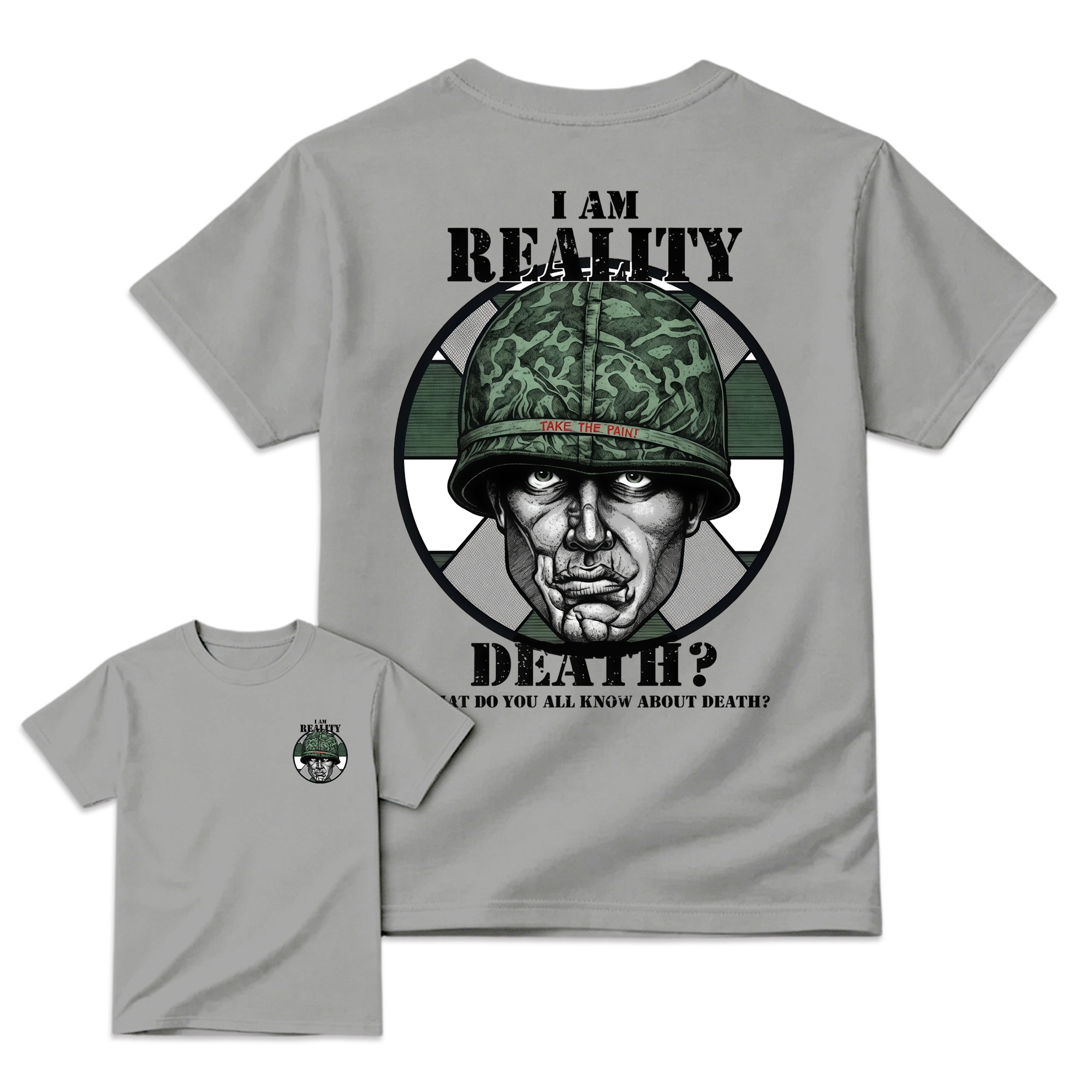 Platoon Sergeant Barnes "I Am Reality" Vintage Graphic T-Shirt