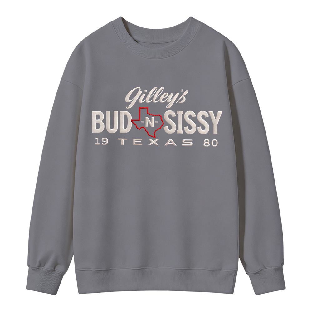 Unisex Vintage Texas State Map Graphic Crewneck Sweatshirt Western Casual Top