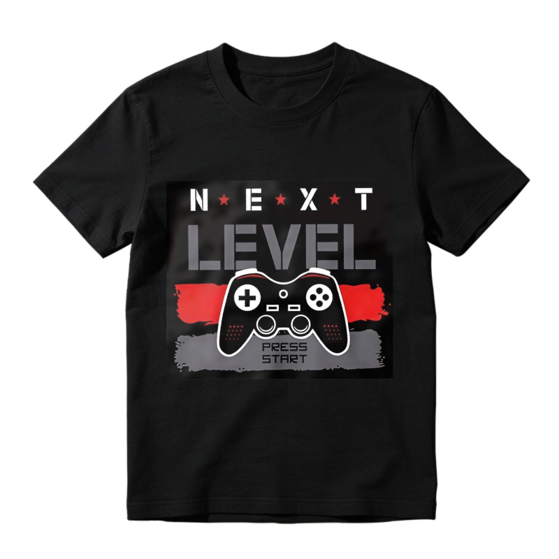 Next Level Gaming Controller Press Start T-shirt