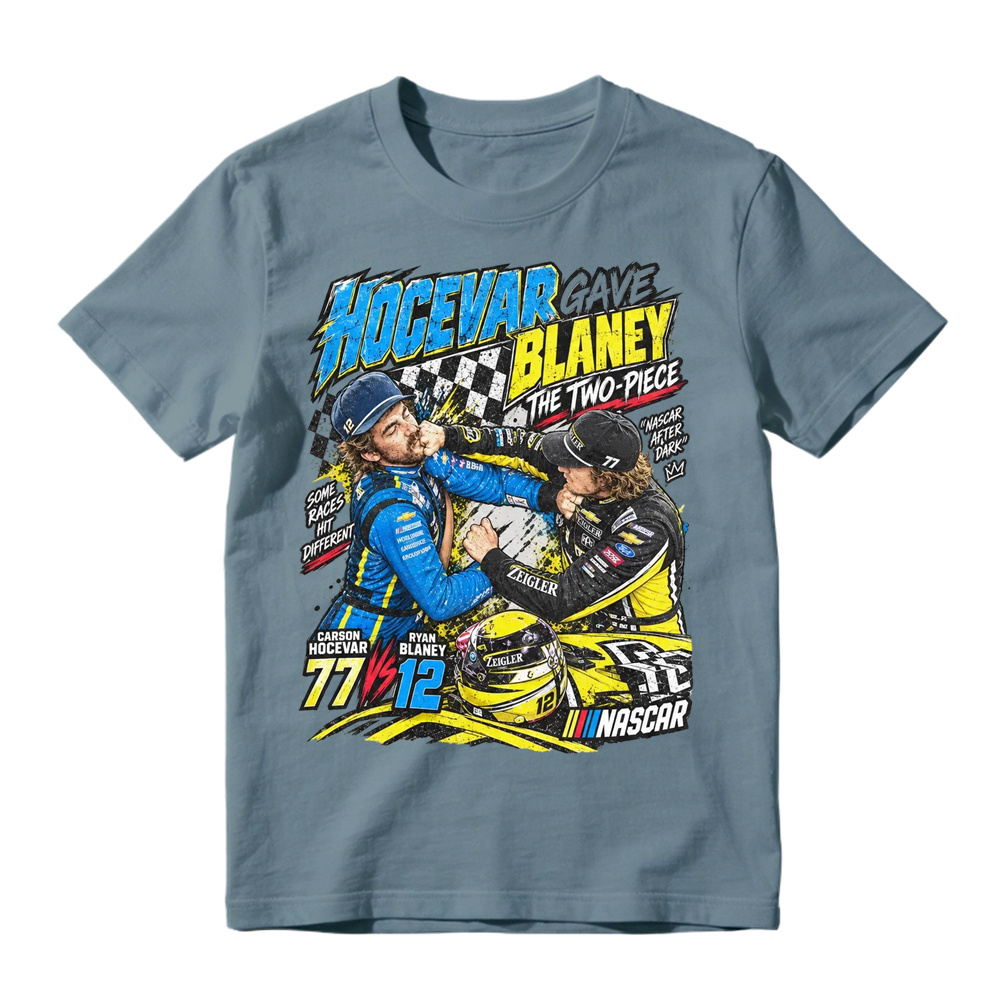 Ryan Blaney vs Carson Hocevar Shirt, Carson Hocevar Ryan Blaney Fight Sweatshirt, Racing Graphic Tee
