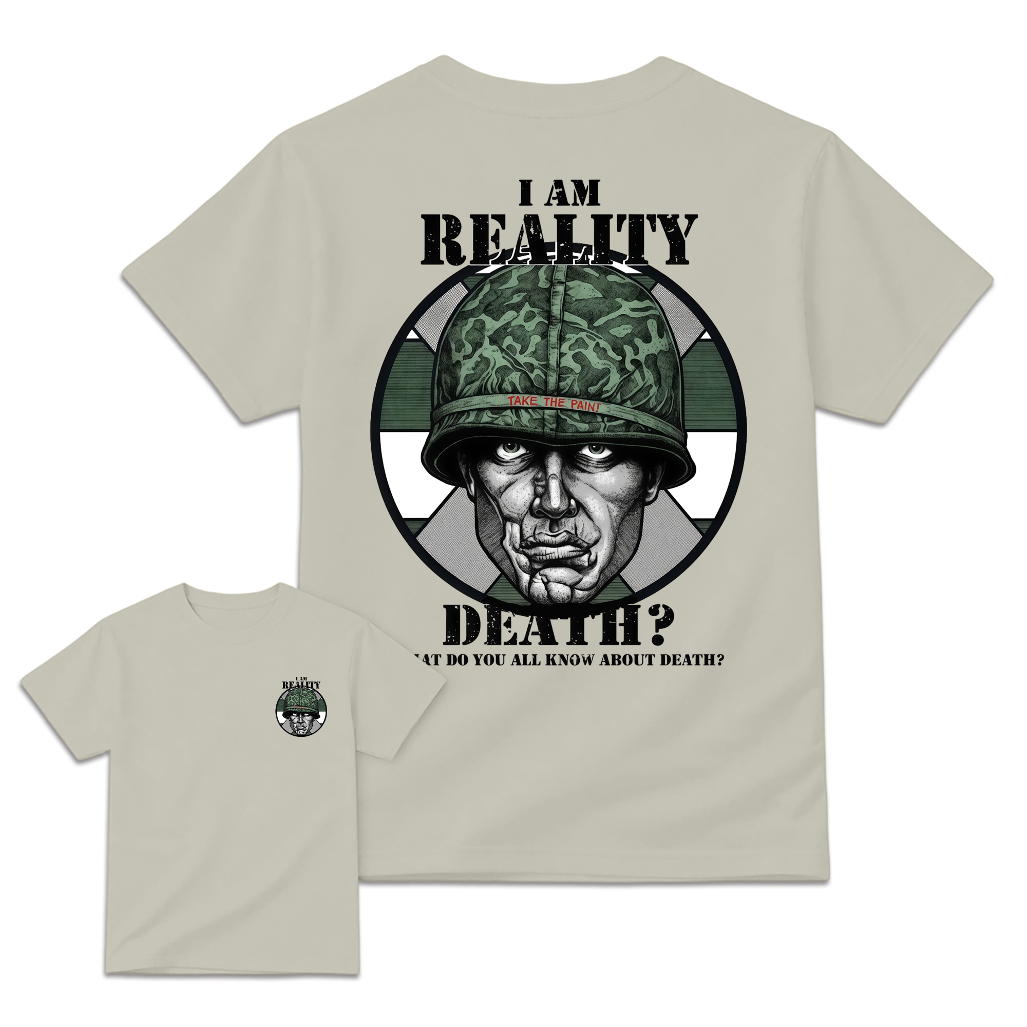 Platoon Sergeant Barnes "I Am Reality" Vintage Graphic T-Shirt