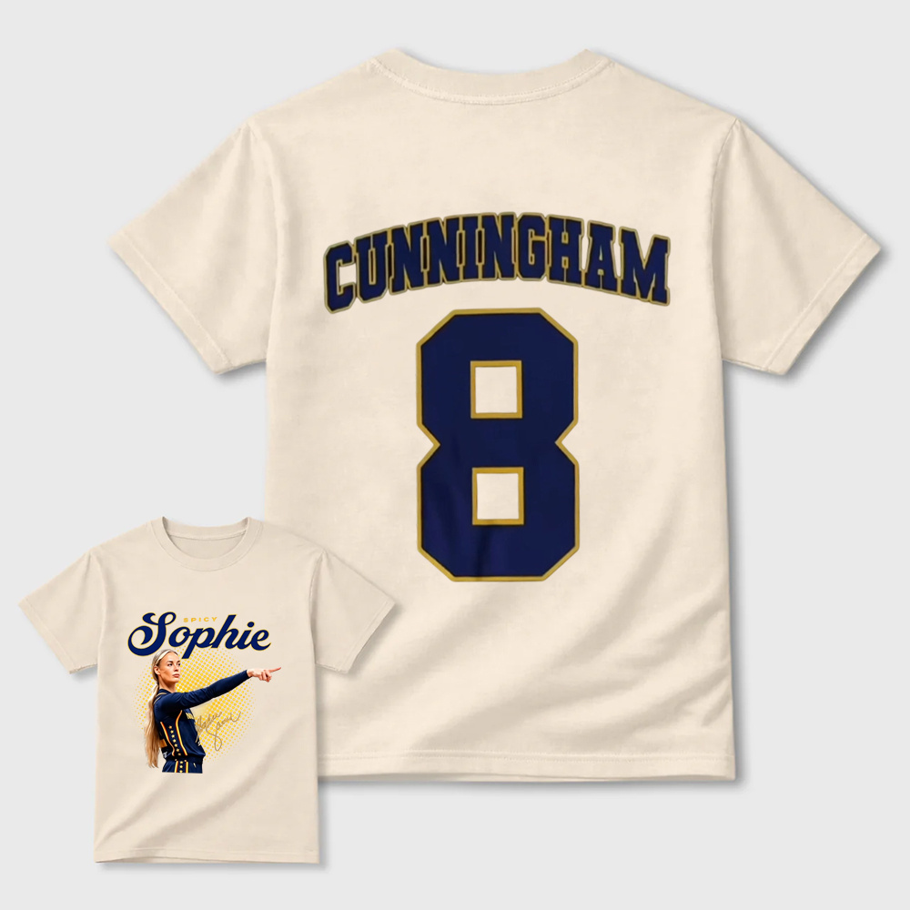 [Copy]Sophie Cunningham Vintage Basketball Graphic Tee, Retro Sports Fan Unisex Cotton T-Shirt