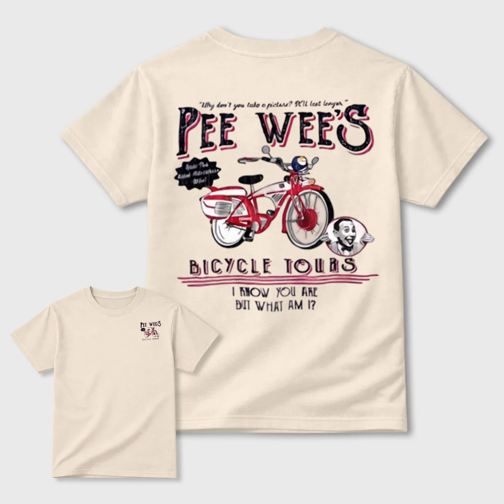 Vintage Retro Bicycle Tours Nostalgic Graphic T‑Shirt