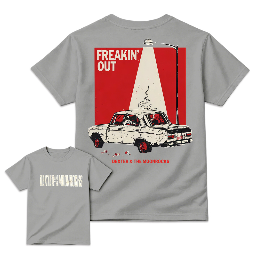 Dexter and The Moonrocks Freakin’ Out T-Shirt, Vintage Indie Rock Band Graphic Tee