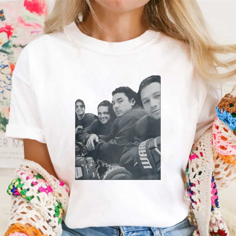 Four Men Black And White Photo Unisex Classic T-shirt