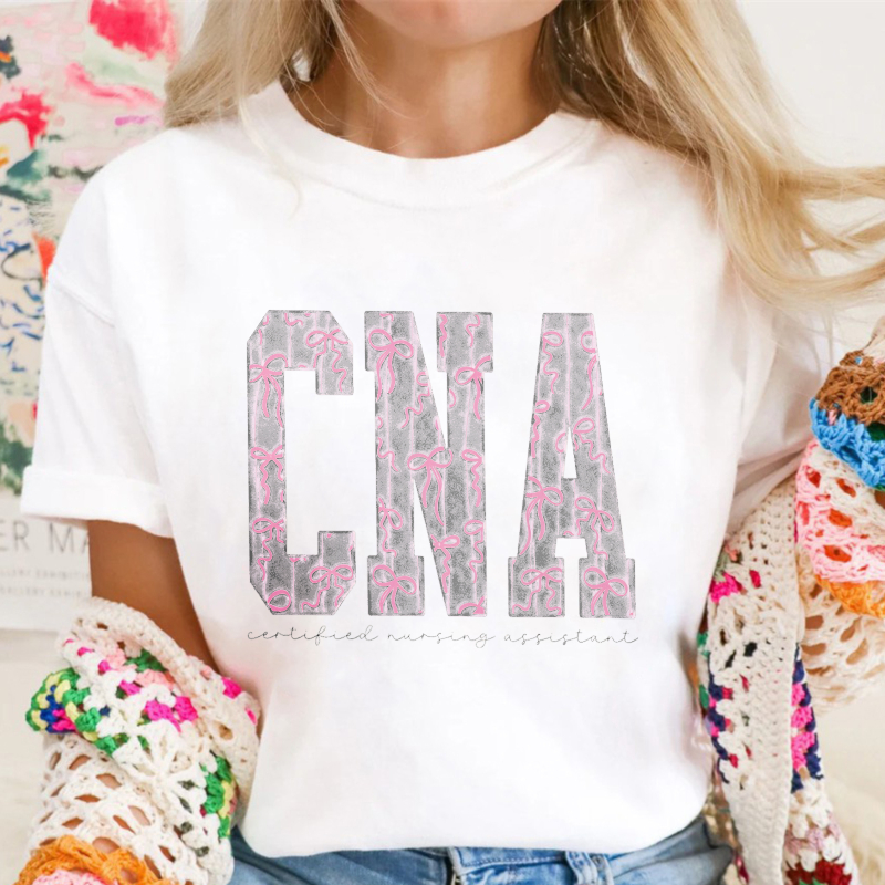 Cna Certified Nursing Assistant Pattern Unisex Classic T-shirt