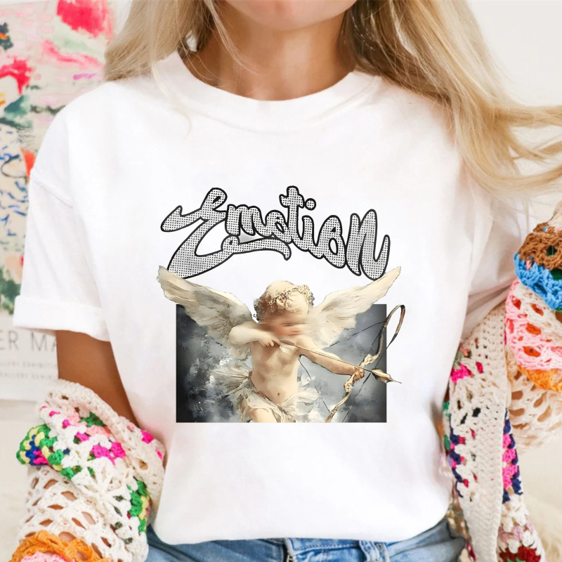 Angel With Bow And Arrow Emotion Unisex Classic T-shirt