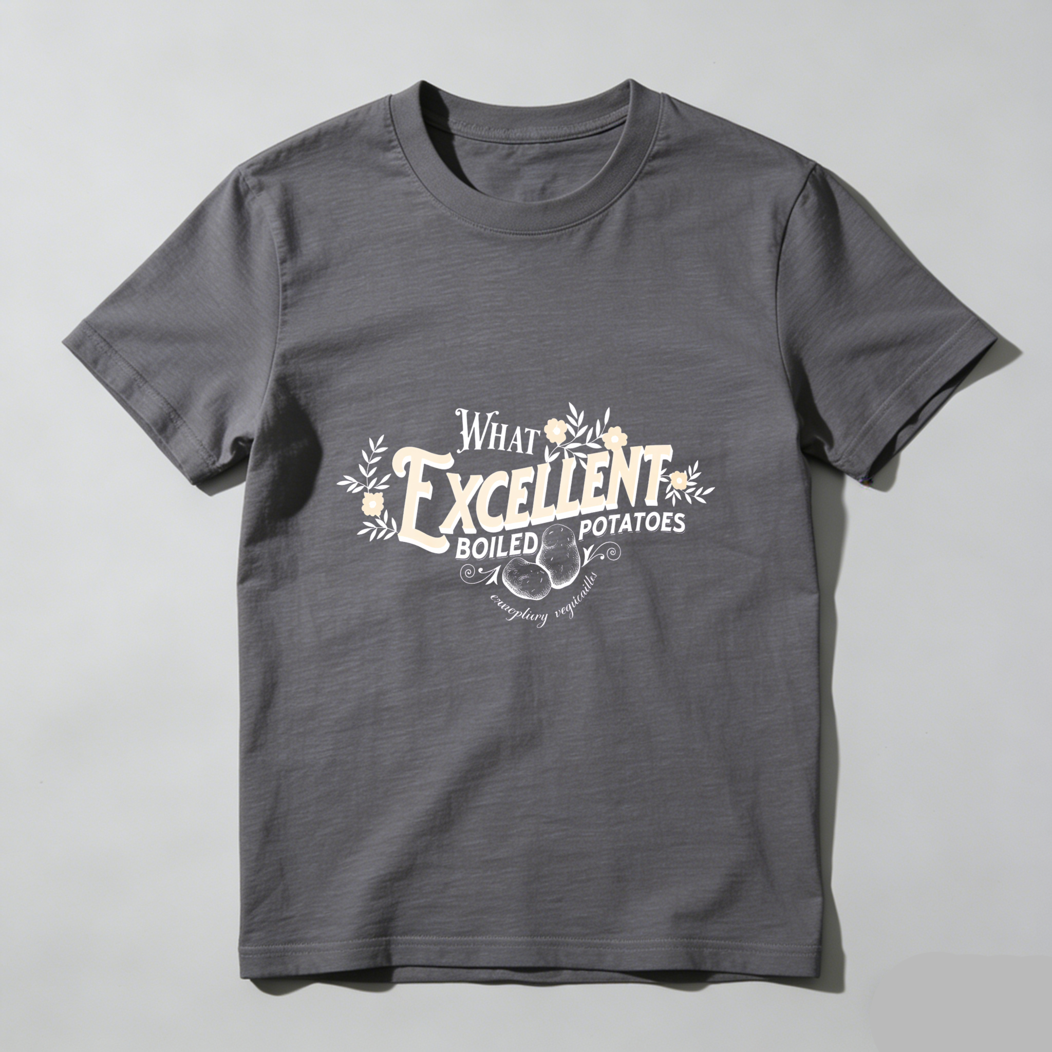 Wardrobecart What Excellent Boiled Potatoes Tshirt