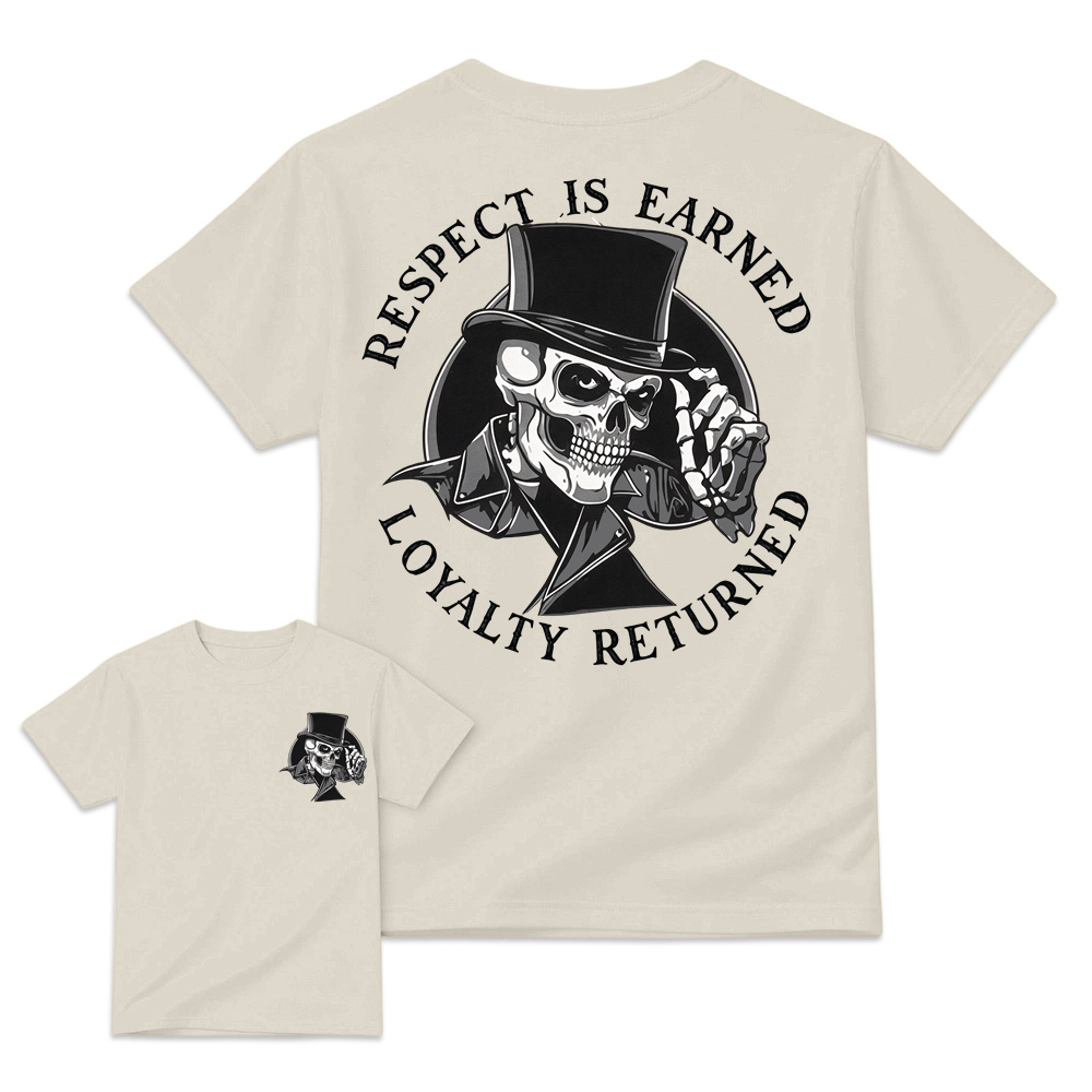 [Copy]Retro Distressed Bull Skull Art Graphic Tee Unisex Western Back Print T-Shirt