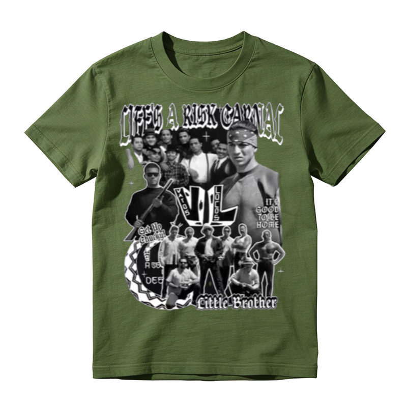 Vintage Skeleton Flag Graphic T-Shirt – Gothic Oversized Streetwear Tee