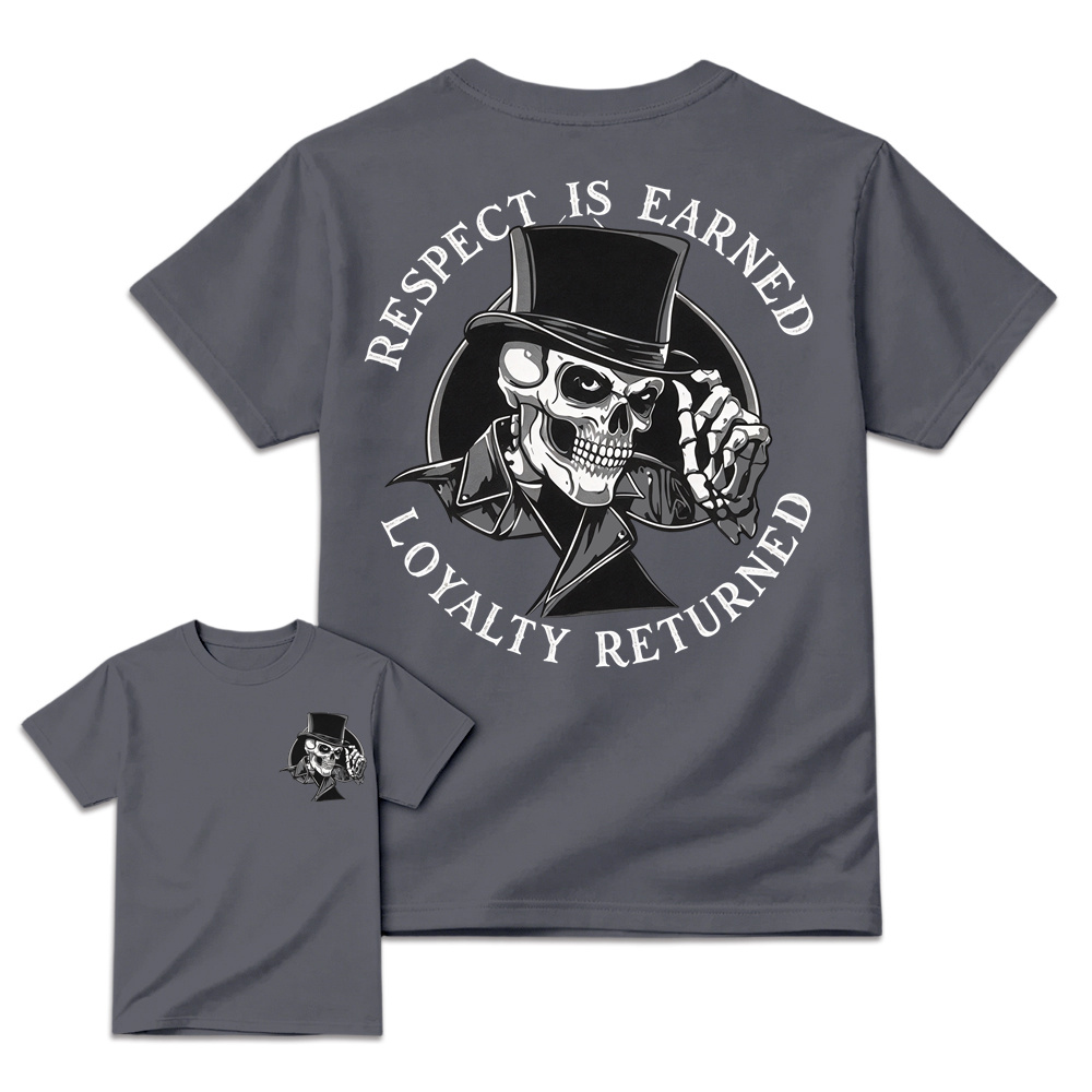 [Copy]Retro Distressed Bull Skull Art Graphic Tee Unisex Western Back Print T-Shirt