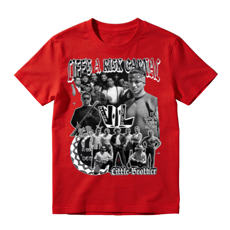 Vintage Skeleton Flag Graphic T-Shirt – Gothic Oversized Streetwear Tee