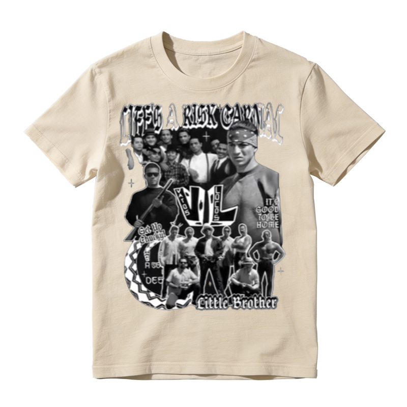 Vintage Skeleton Flag Graphic T-Shirt – Gothic Oversized Streetwear Tee