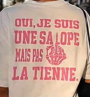 Bold French Quote Statement T‑Shirt, Sarcastic Attitude Unisex Casual Streetwear Tee