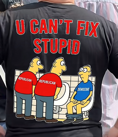 Funny Political Satire T‑Shirt, Conservative Liberal Joke Unisex Casual Graphic Tee