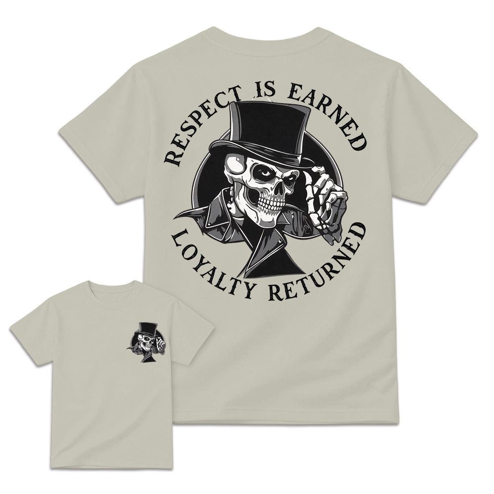 [Copy]Retro Distressed Bull Skull Art Graphic Tee Unisex Western Back Print T-Shirt
