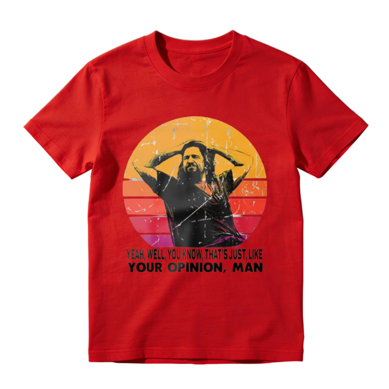 Retro Vintage Sunset Silhouette Yeah Well You Know Thats Just Like Your Opinion Man Graphic Unisex Classic T-shirt