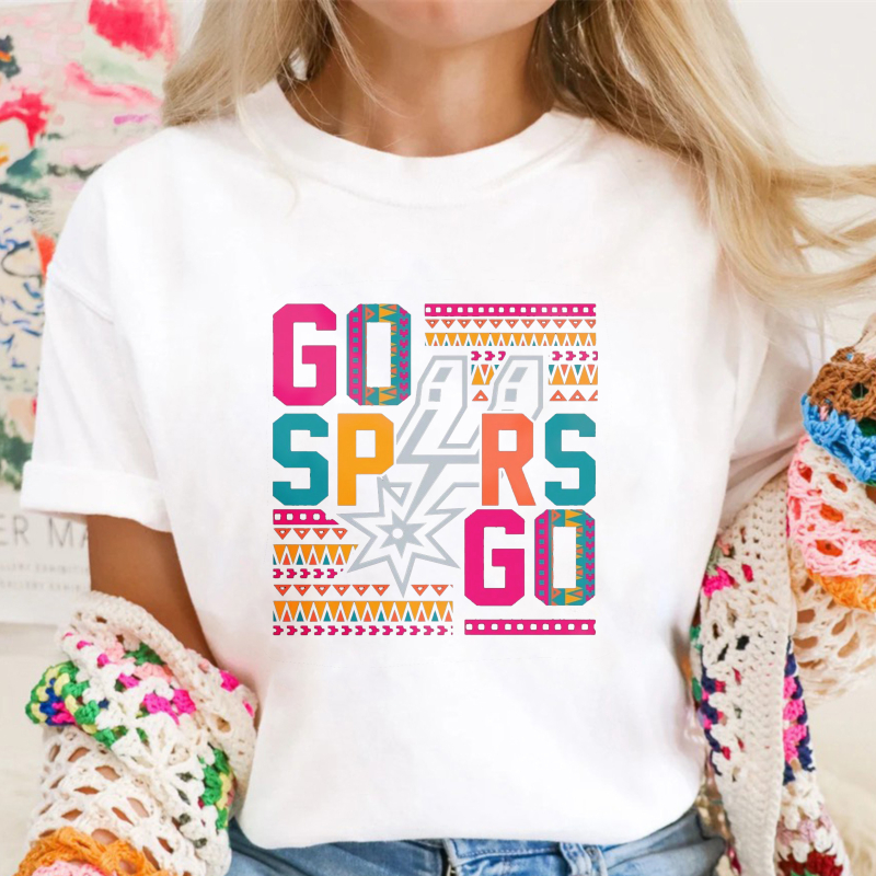 Go Spurs Go Pattern Unisex Classic T-shirt