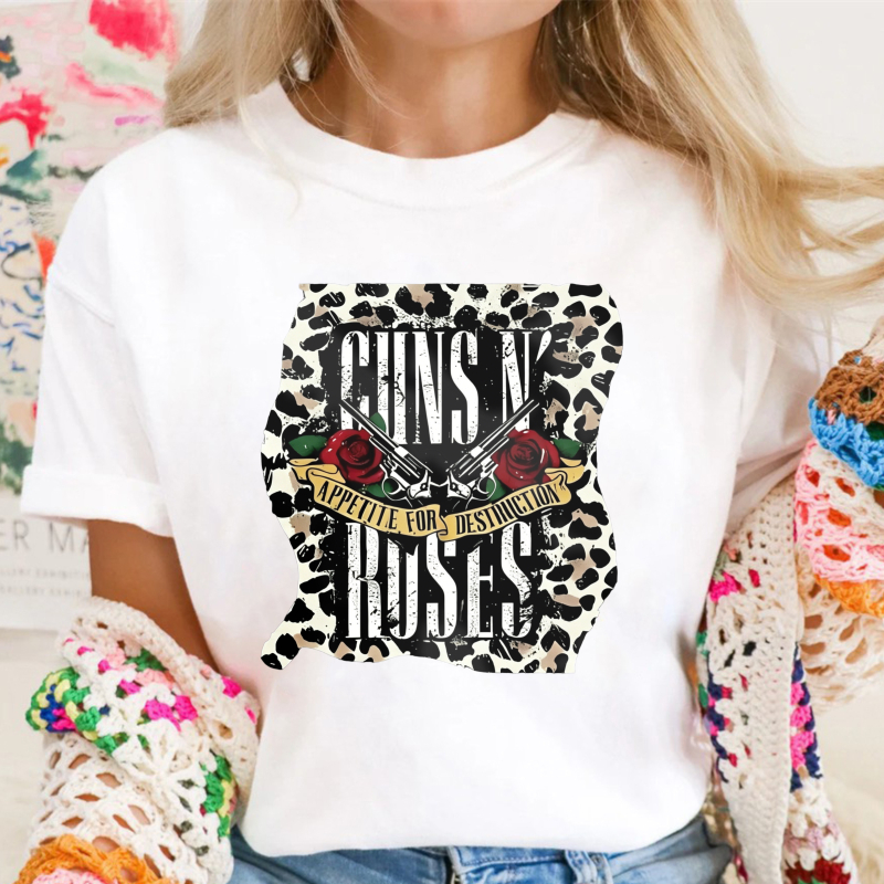 Guns N Roses Appetite For Destruction Leopard Print Unisex Classic T-shirt