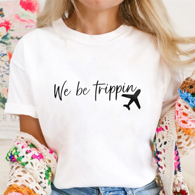 We Be Trippin Airplane Graphic Unisex Classic T-shirt