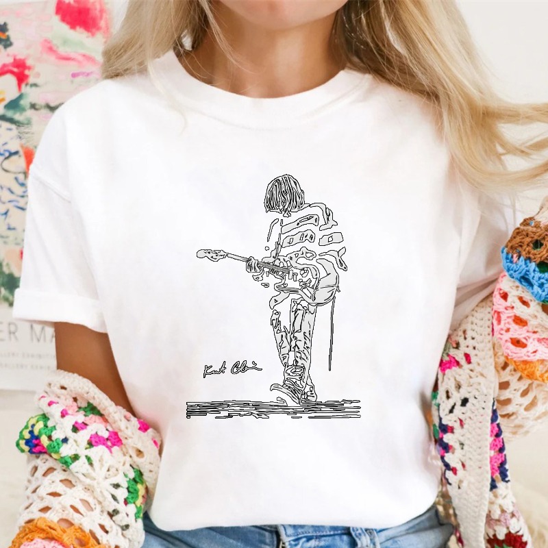 Guitar Player Sketch Unisex Classic T-shirt