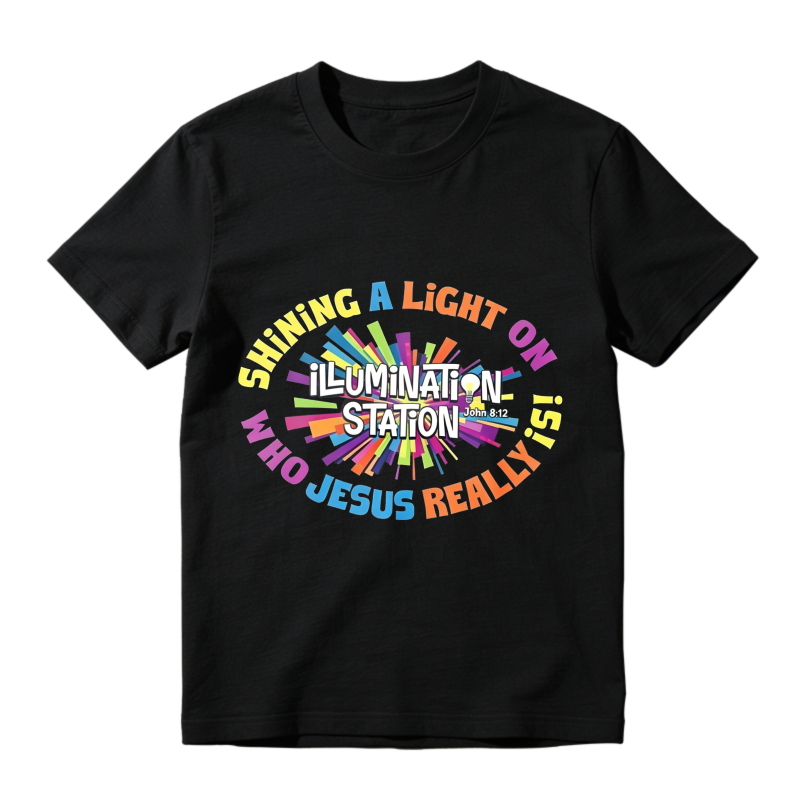 Shining A Light On Who Jesus Really Is Illumination Station T-shirt