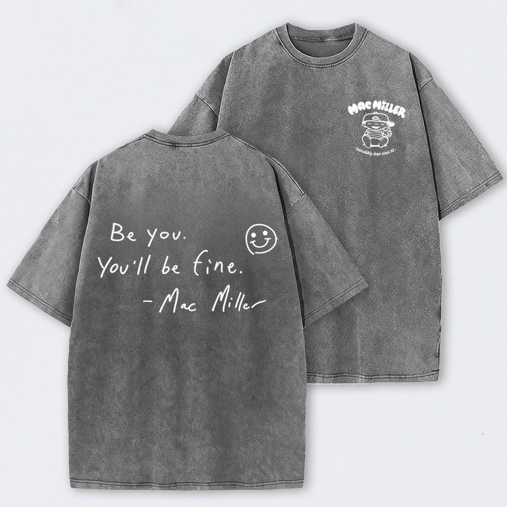 Mac Miller Quote Vintage Hip Hop Rap Washed T-Shirt