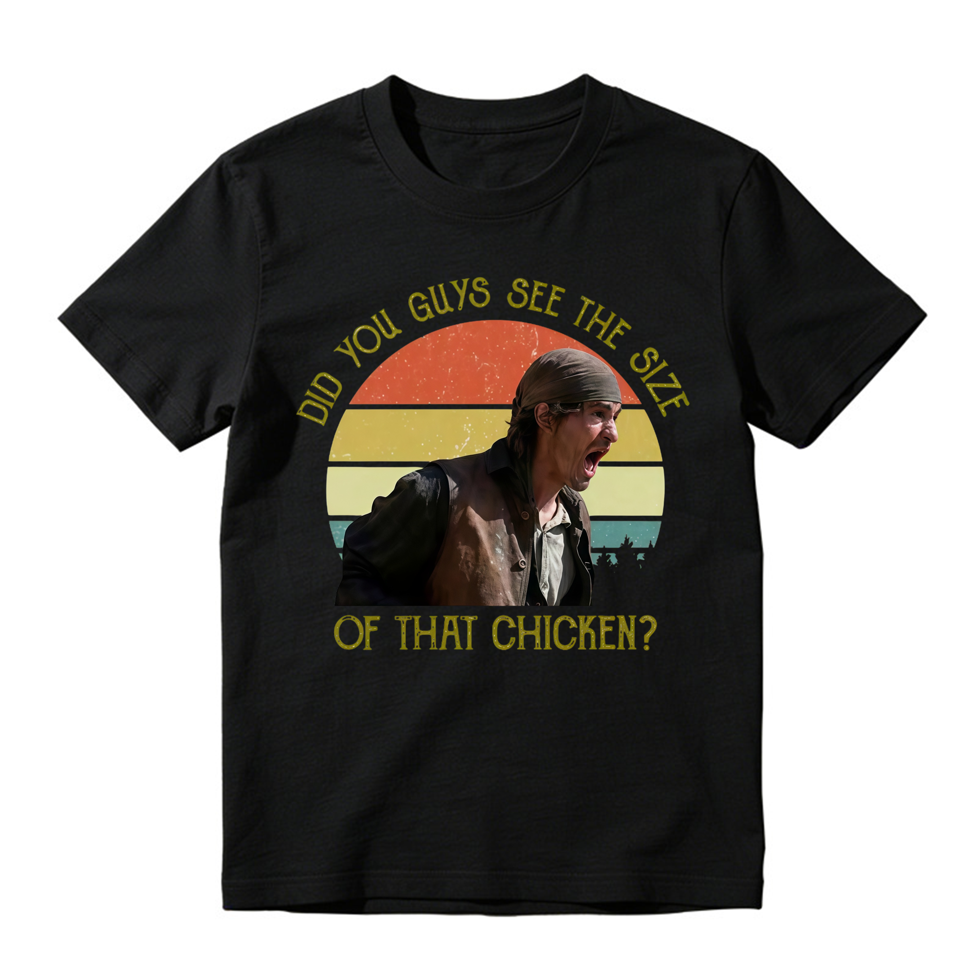 Vintage Did You Guys See The Size Of That Chicken Shirt Sweatshirt, Western Movie Gift Shirt