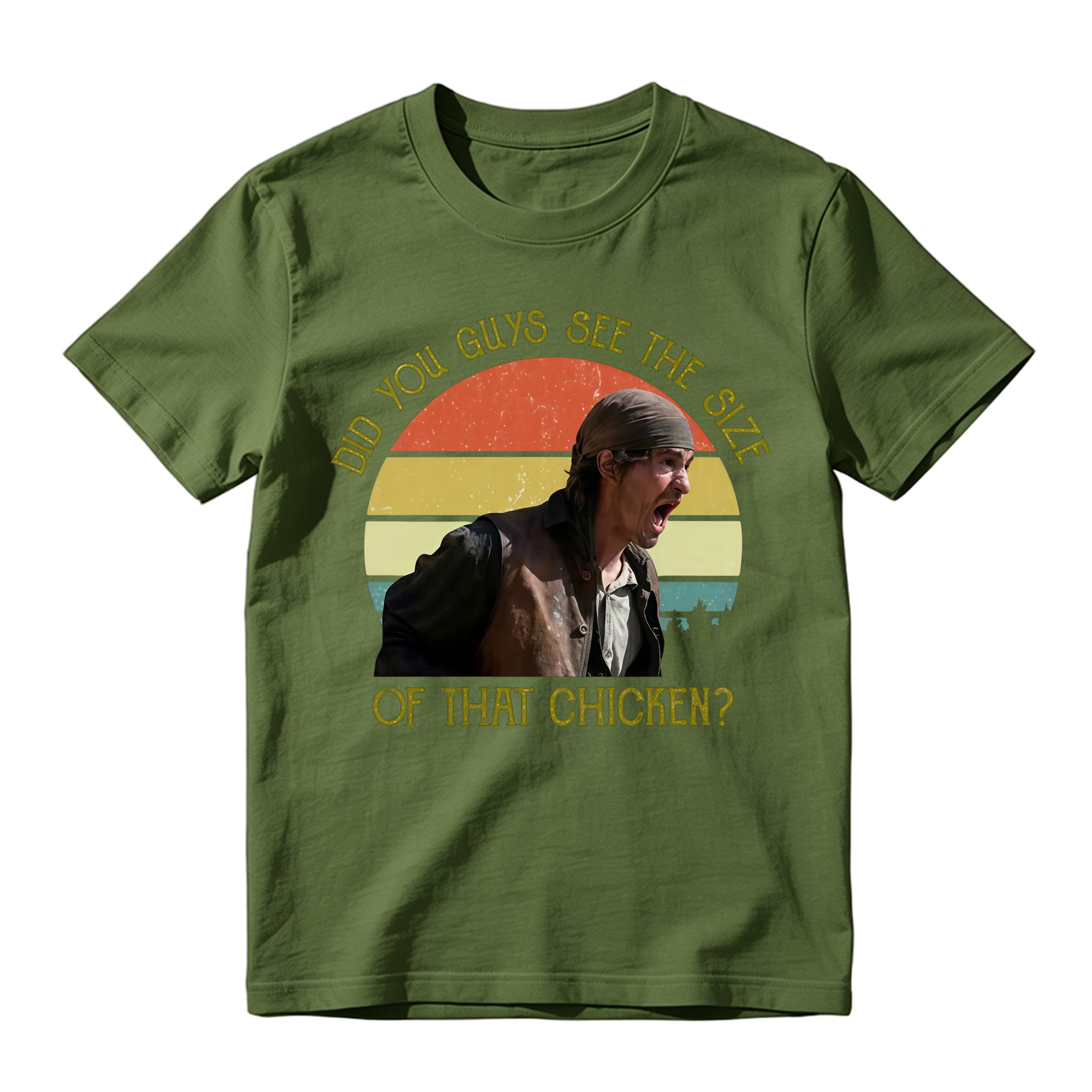 Vintage Did You Guys See The Size Of That Chicken Shirt Sweatshirt, Western Movie Gift Shirt