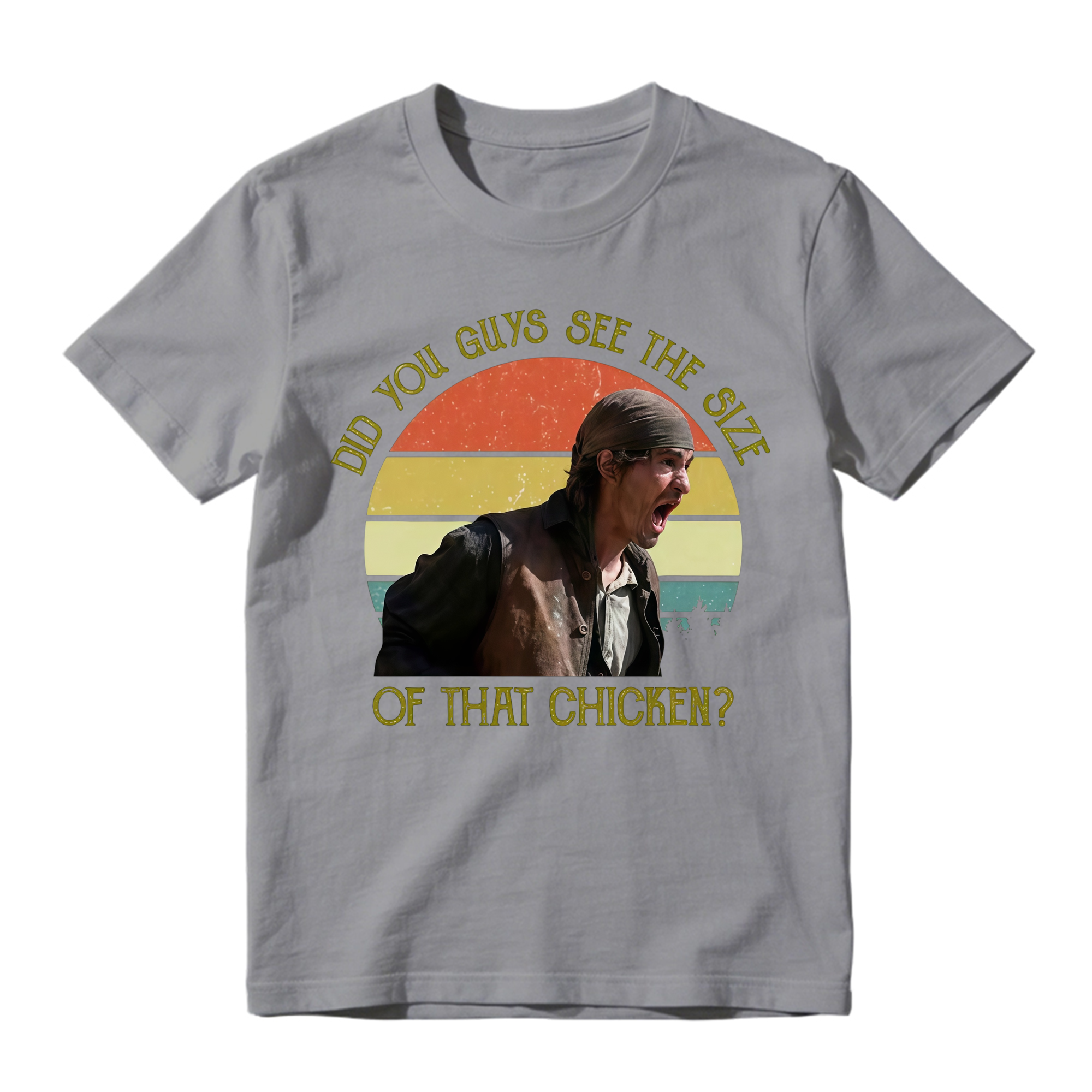 Vintage Did You Guys See The Size Of That Chicken Shirt Sweatshirt, Western Movie Gift Shirt