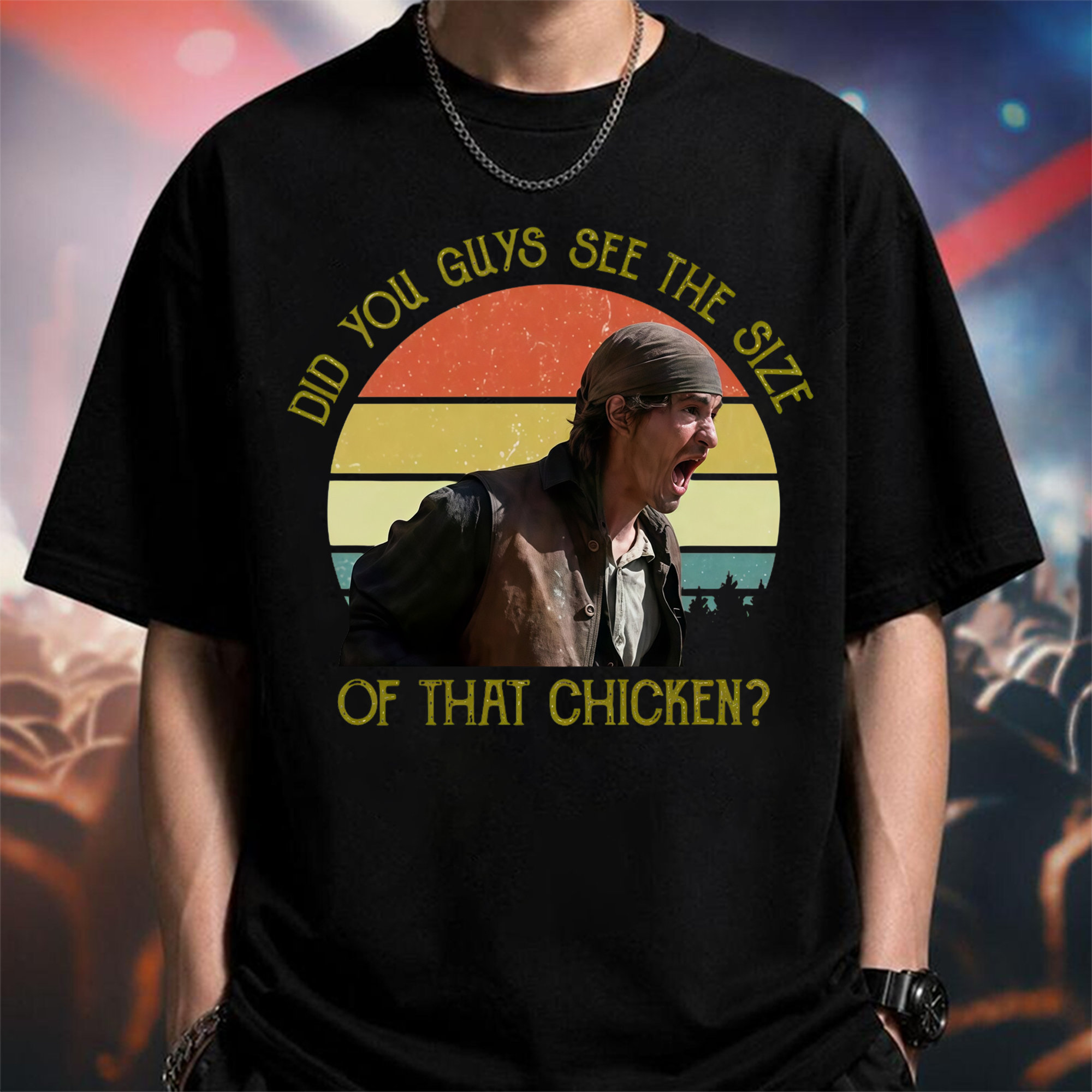 Vintage Did You Guys See The Size Of That Chicken Shirt Sweatshirt, Western Movie Gift Shirt