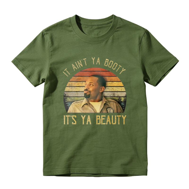 It Aint Ya Booty Its Ya Beauty Vintage Retro Sunset Unisex Classic T-shirt