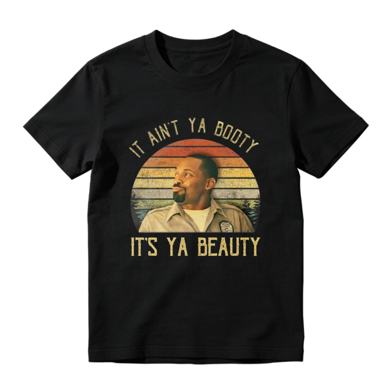 It Aint Ya Booty Its Ya Beauty Vintage Retro Sunset Unisex Classic T-shirt