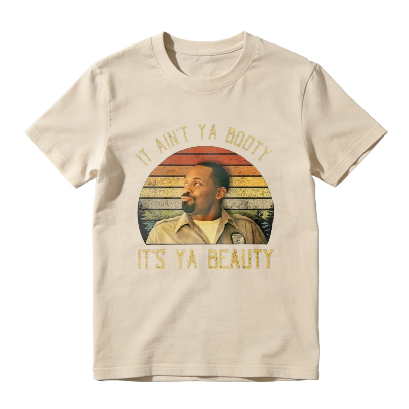 It Aint Ya Booty Its Ya Beauty Vintage Retro Sunset Unisex Classic T-shirt