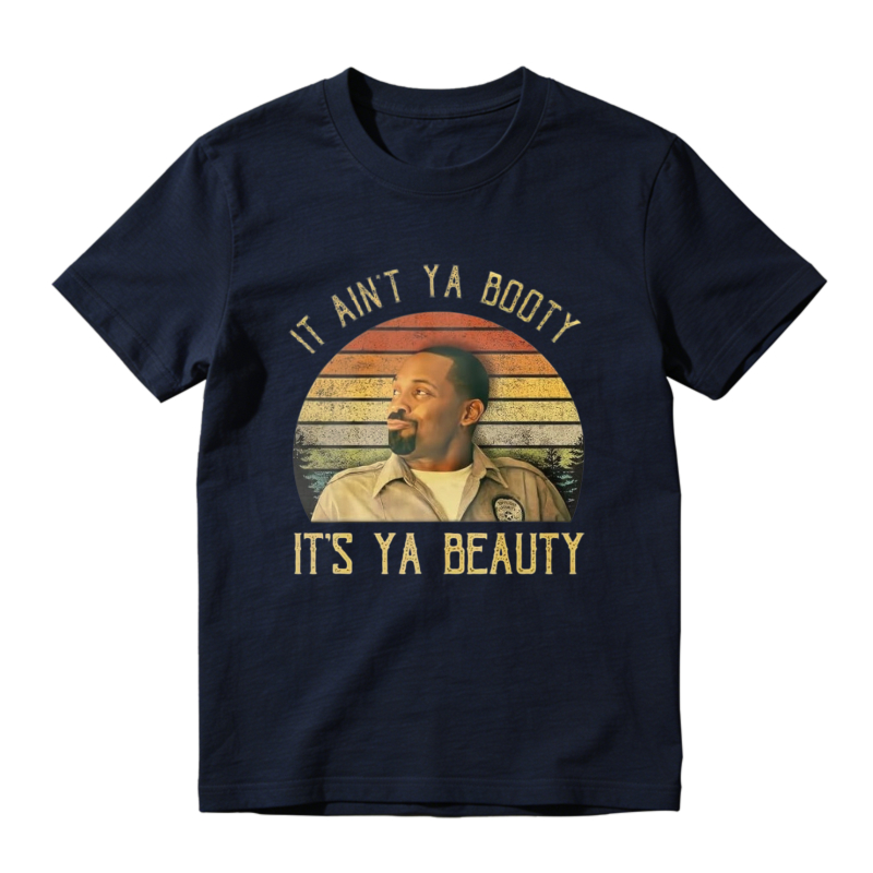It Aint Ya Booty Its Ya Beauty Vintage Retro Sunset Unisex Classic T-shirt