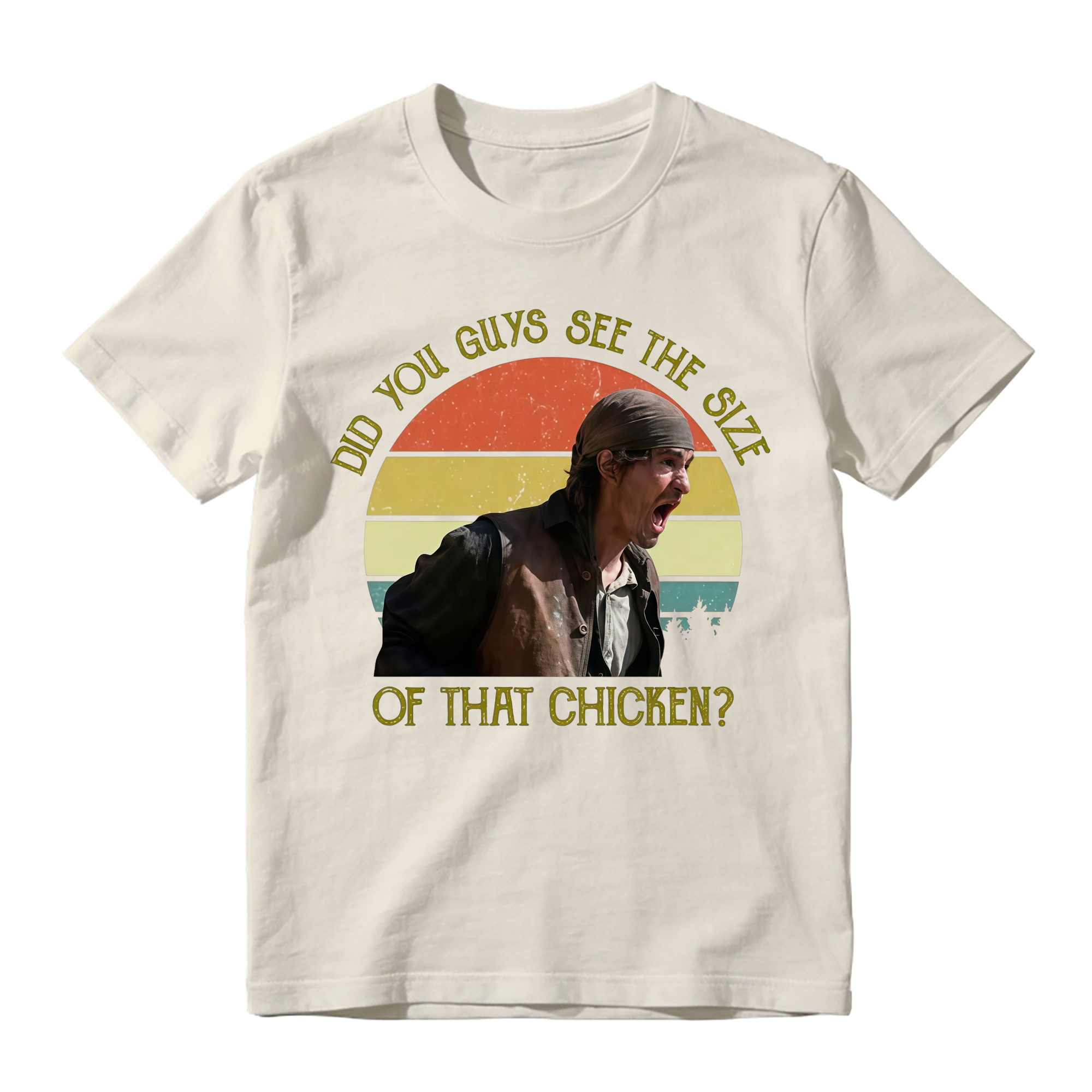 Vintage Did You Guys See The Size Of That Chicken Shirt Sweatshirt, Western Movie Gift Shirt