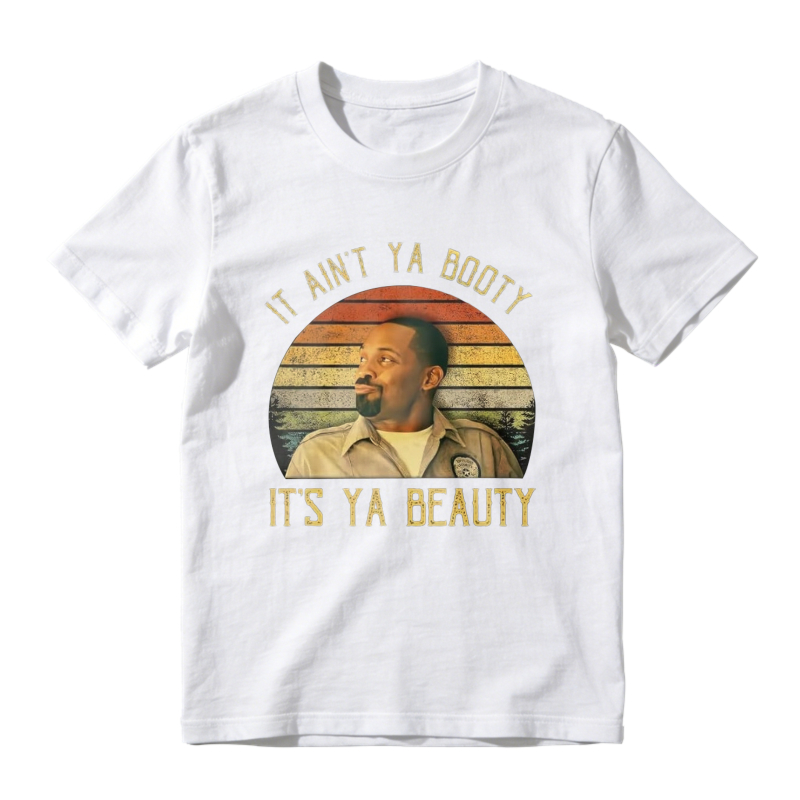 It Aint Ya Booty Its Ya Beauty Vintage Retro Sunset Unisex Classic T-shirt