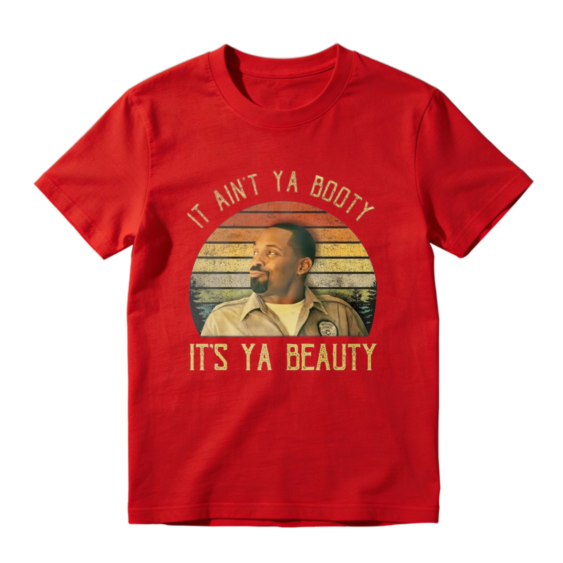 It Aint Ya Booty Its Ya Beauty Vintage Retro Sunset Unisex Classic T-shirt