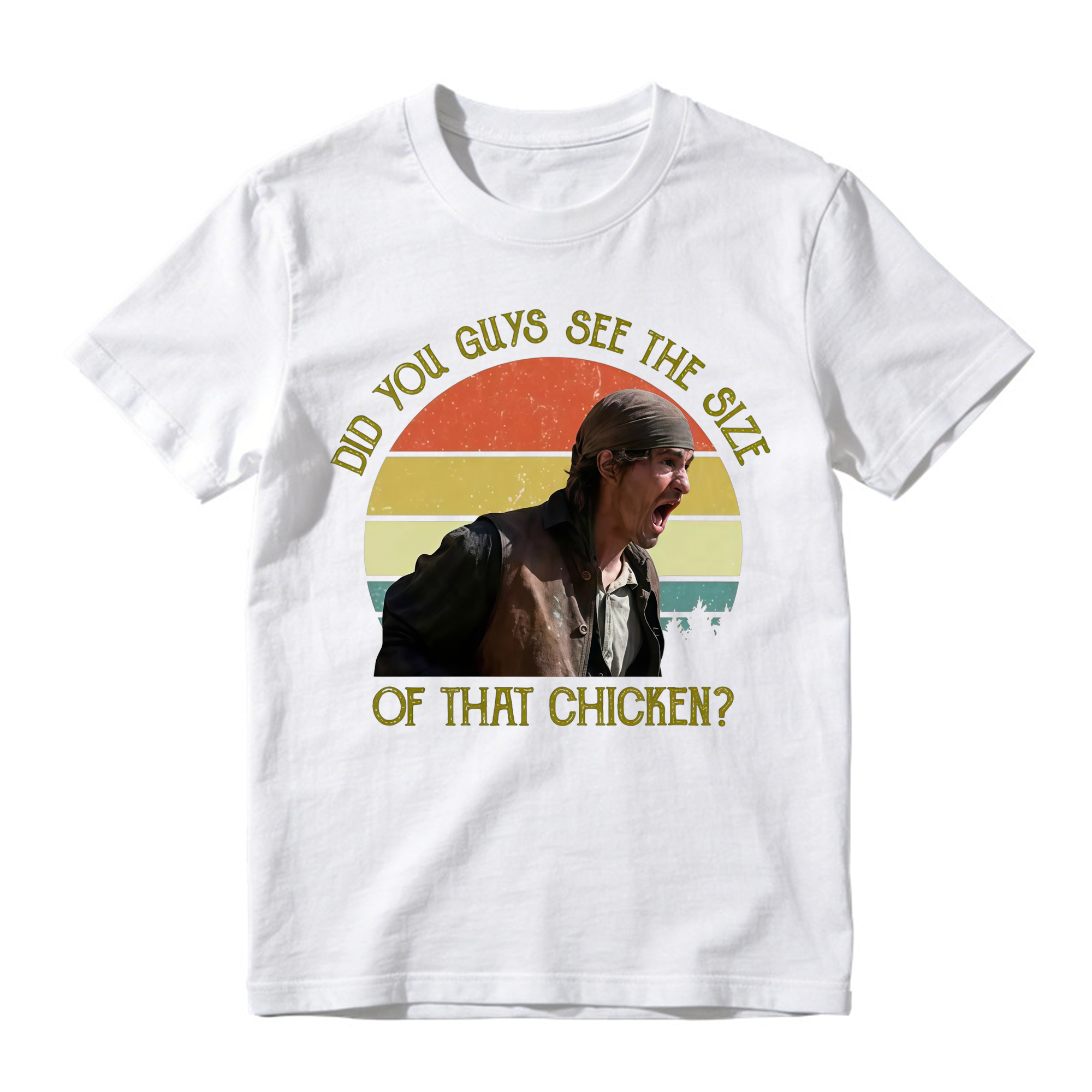 Vintage Did You Guys See The Size Of That Chicken Shirt Sweatshirt, Western Movie Gift Shirt